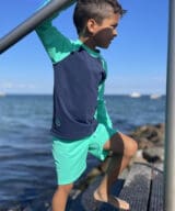 77-PARR:BL Raglan swim shirt boy_1